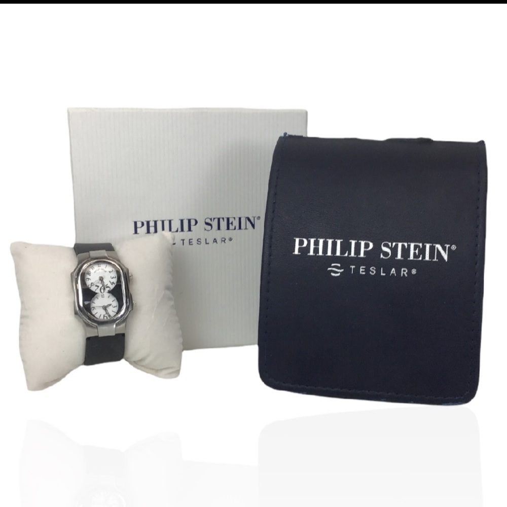 Philip Stein Silver and Black Women’s Watch